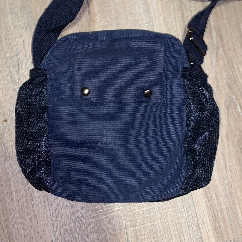 Blue multi purpose travel crossbody bag